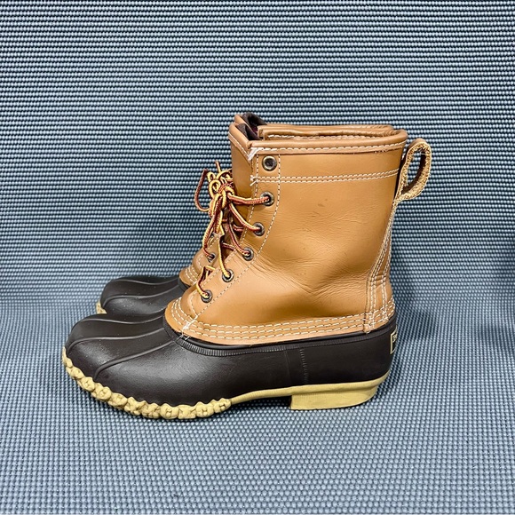 LL Bean Classic Bean Boot GoreTex Lined Womens Leather Waterproof Duck Boot Sz 8 - Picture 4 of 11